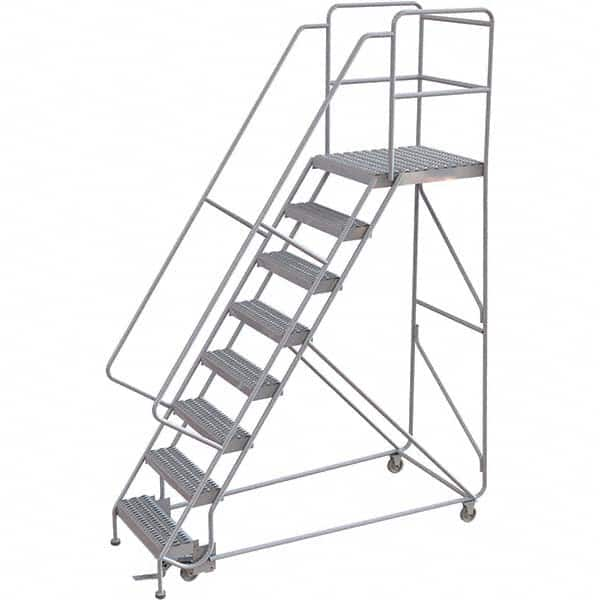 TRI-ARC - Rolling & Wall Mounted Ladders & Platforms Type: Rolling Warehouse Ladder Style: Rolling Safety Ladder - A1 Tooling