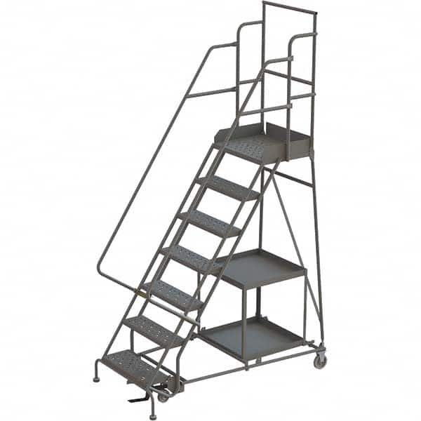 TRI-ARC - Rolling & Wall Mounted Ladders & Platforms Type: Stock-Picking Ladder Style: Rolling Safety Stock Picking Ladder - A1 Tooling