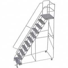 TRI-ARC - Rolling & Wall Mounted Ladders & Platforms Type: Rolling Warehouse Ladder Style: Rolling Safety Ladder - A1 Tooling