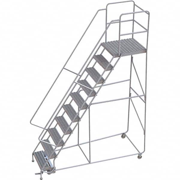 TRI-ARC - Rolling & Wall Mounted Ladders & Platforms Type: Rolling Warehouse Ladder Style: Rolling Safety Ladder - A1 Tooling