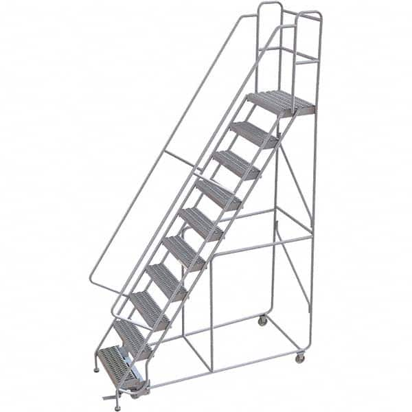 TRI-ARC - Rolling & Wall Mounted Ladders & Platforms Type: Rolling Warehouse Ladder Style: Rolling Safety Ladder - A1 Tooling