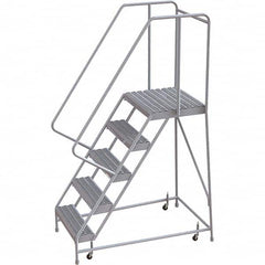 TRI-ARC - Rolling & Wall Mounted Ladders & Platforms Type: Rolling Warehouse Ladder Style: Rolling Safety Ladder - A1 Tooling