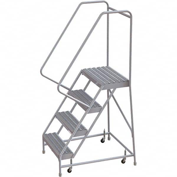 TRI-ARC - Rolling & Wall Mounted Ladders & Platforms Type: Rolling Warehouse Ladder Style: Rolling Safety Ladder - A1 Tooling