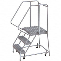 TRI-ARC - Rolling & Wall Mounted Ladders & Platforms Type: Rolling Warehouse Ladder Style: Rolling Safety Ladder - A1 Tooling