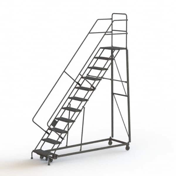 TRI-ARC - Rolling & Wall Mounted Ladders & Platforms Type: Stairway Slope Ladder Style: Rolling Safety Ladder - A1 Tooling