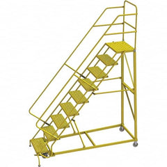 TRI-ARC - Rolling & Wall Mounted Ladders & Platforms Type: Stairway Slope Ladder Style: Forward Descent 50 Degree Incline - A1 Tooling