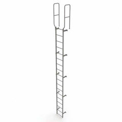 TRI-ARC - Rolling & Wall Mounted Ladders & Platforms Type: Fixed Ladder Style: Safety Cage - A1 Tooling