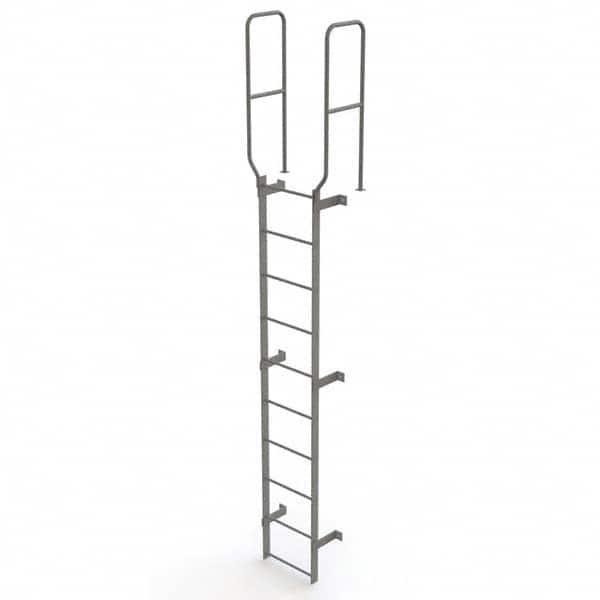 TRI-ARC - Rolling & Wall Mounted Ladders & Platforms Type: Fixed Ladder Style: Safety Cage - A1 Tooling