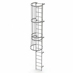 TRI-ARC - Rolling & Wall Mounted Ladders & Platforms Type: Fixed Ladder Style: Safety Cage - A1 Tooling