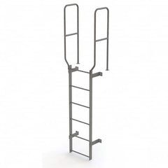 TRI-ARC - Rolling & Wall Mounted Ladders & Platforms Type: Fixed Ladder Style: Safety Cage - A1 Tooling