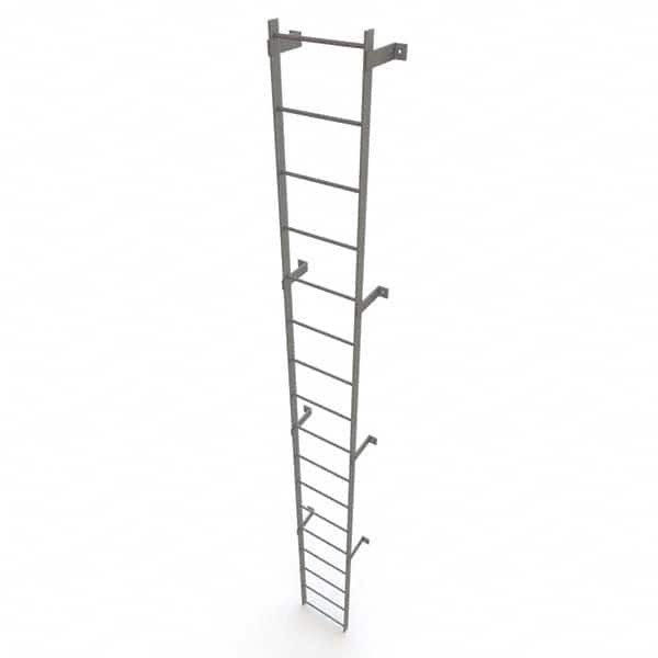 TRI-ARC - Rolling & Wall Mounted Ladders & Platforms Type: Fixed Ladder Style: Safety Cage - A1 Tooling