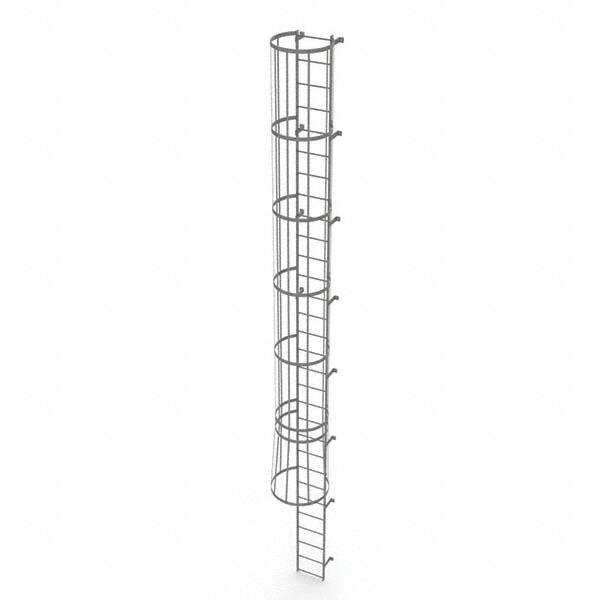 TRI-ARC - Rolling & Wall Mounted Ladders & Platforms Type: Fixed Ladder Style: Safety Cage - A1 Tooling