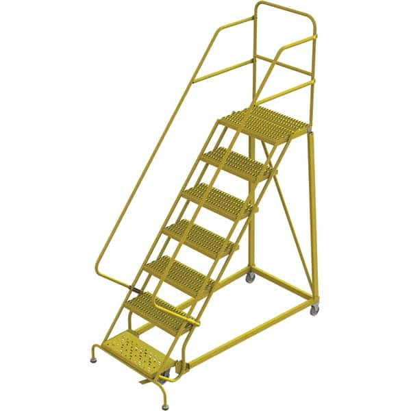 TRI-ARC - Rolling & Wall Mounted Ladders & Platforms Type: Stairway Slope Ladder Style: Forward Descent 50 Degree Incline - A1 Tooling