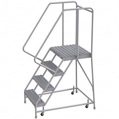 TRI-ARC - Rolling & Wall Mounted Ladders & Platforms Type: Rolling Warehouse Ladder Style: Rolling Safety Ladder - A1 Tooling