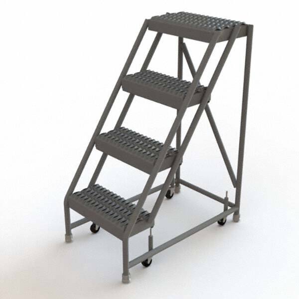 TRI-ARC - Rolling & Wall Mounted Ladders & Platforms Type: Rolling Warehouse Ladder Style: Rolling Platform Ladder - A1 Tooling