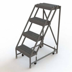 TRI-ARC - Rolling & Wall Mounted Ladders & Platforms Type: Rolling Warehouse Ladder Style: Rolling Platform Ladder - A1 Tooling