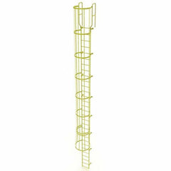 TRI-ARC - Rolling & Wall Mounted Ladders & Platforms Type: Fixed Ladder Style: Safety Cage - A1 Tooling