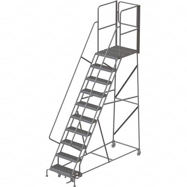 TRI-ARC - Rolling & Wall Mounted Ladders & Platforms Type: Rolling Warehouse Ladder Style: Rolling Platform Ladder - A1 Tooling