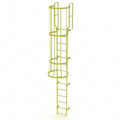 TRI-ARC - Rolling & Wall Mounted Ladders & Platforms Type: Fixed Ladder Style: Safety Cage - A1 Tooling