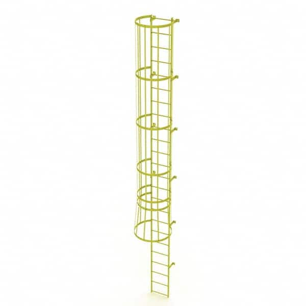 TRI-ARC - Rolling & Wall Mounted Ladders & Platforms Type: Fixed Ladder Style: Safety Cage - A1 Tooling