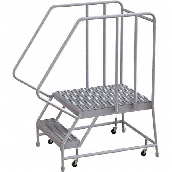 TRI-ARC - Rolling & Wall Mounted Ladders & Platforms Type: Rolling Warehouse Ladder Style: Rolling Safety Ladder - A1 Tooling