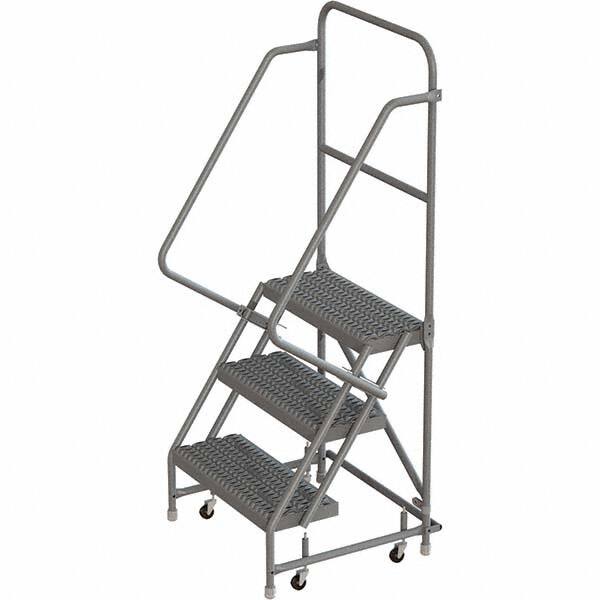 TRI-ARC - Rolling & Wall Mounted Ladders & Platforms Type: Rolling Warehouse Ladder Style: Rolling Platform Ladder - A1 Tooling