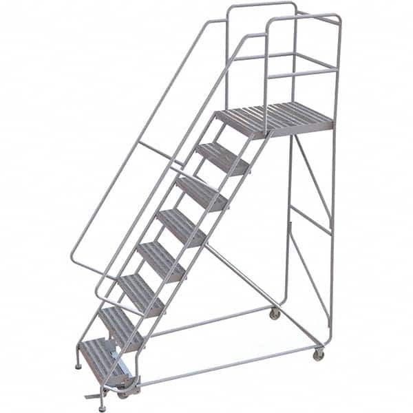 TRI-ARC - Rolling & Wall Mounted Ladders & Platforms Type: Rolling Warehouse Ladder Style: Rolling Safety Ladder - A1 Tooling