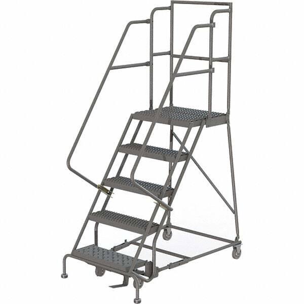 TRI-ARC - Rolling & Wall Mounted Ladders & Platforms Type: Rolling Warehouse Ladder Style: Rolling Platform Ladder - A1 Tooling