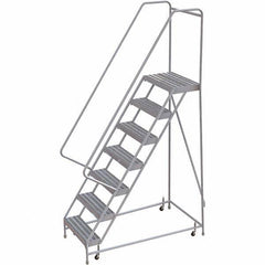 TRI-ARC - Rolling & Wall Mounted Ladders & Platforms Type: Rolling Warehouse Ladder Style: Rolling Safety Ladder - A1 Tooling