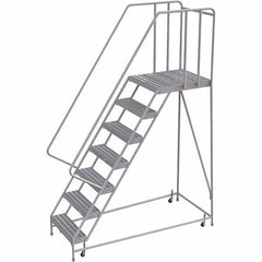 TRI-ARC - Rolling & Wall Mounted Ladders & Platforms Type: Rolling Warehouse Ladder Style: Rolling Safety Ladder - A1 Tooling