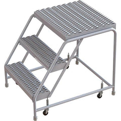 TRI-ARC - Rolling & Wall Mounted Ladders & Platforms Type: Rolling Warehouse Ladder Style: Rolling Safety Ladder - A1 Tooling