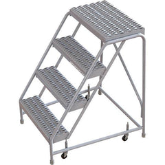 TRI-ARC - Rolling & Wall Mounted Ladders & Platforms Type: Rolling Warehouse Ladder Style: Rolling Safety Ladder - A1 Tooling