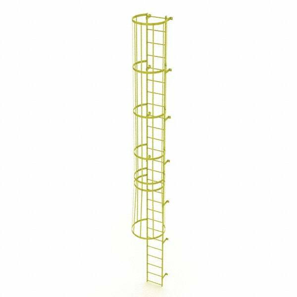 TRI-ARC - Rolling & Wall Mounted Ladders & Platforms Type: Fixed Ladder Style: Safety Cage - A1 Tooling