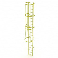 TRI-ARC - Rolling & Wall Mounted Ladders & Platforms Type: Fixed Ladder Style: Safety Cage - A1 Tooling