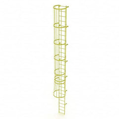 TRI-ARC - Rolling & Wall Mounted Ladders & Platforms Type: Fixed Ladder Style: Safety Cage - A1 Tooling