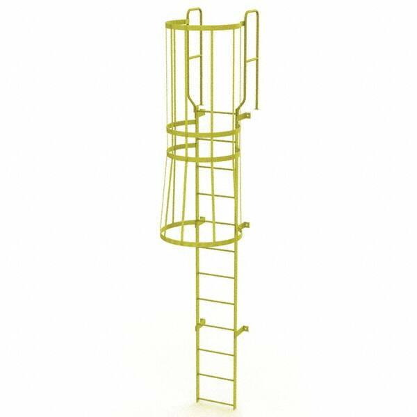 TRI-ARC - Rolling & Wall Mounted Ladders & Platforms Type: Fixed Ladder Style: Safety Cage - A1 Tooling