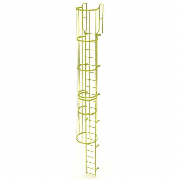 TRI-ARC - Rolling & Wall Mounted Ladders & Platforms Type: Fixed Ladder Style: Safety Cage - A1 Tooling