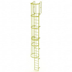 TRI-ARC - Rolling & Wall Mounted Ladders & Platforms Type: Fixed Ladder Style: Safety Cage - A1 Tooling