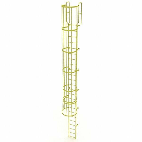 TRI-ARC - Rolling & Wall Mounted Ladders & Platforms Type: Fixed Ladder Style: Safety Cage - A1 Tooling