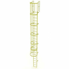 TRI-ARC - Rolling & Wall Mounted Ladders & Platforms Type: Fixed Ladder Style: Safety Cage - A1 Tooling