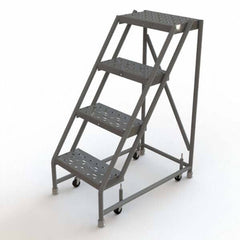 TRI-ARC - Rolling & Wall Mounted Ladders & Platforms Type: Rolling Warehouse Ladder Style: Rolling Platform Ladder - A1 Tooling