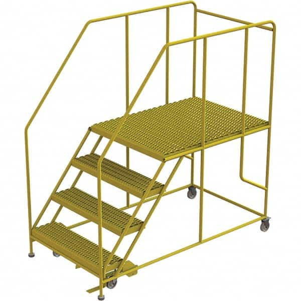 TRI-ARC - Rolling & Wall Mounted Ladders & Platforms Type: Rolling Work Platform Style: Steel Work Platform - A1 Tooling