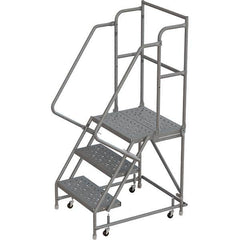 TRI-ARC - Rolling & Wall Mounted Ladders & Platforms Type: Rolling Warehouse Ladder Style: Rolling Platform Ladder - A1 Tooling