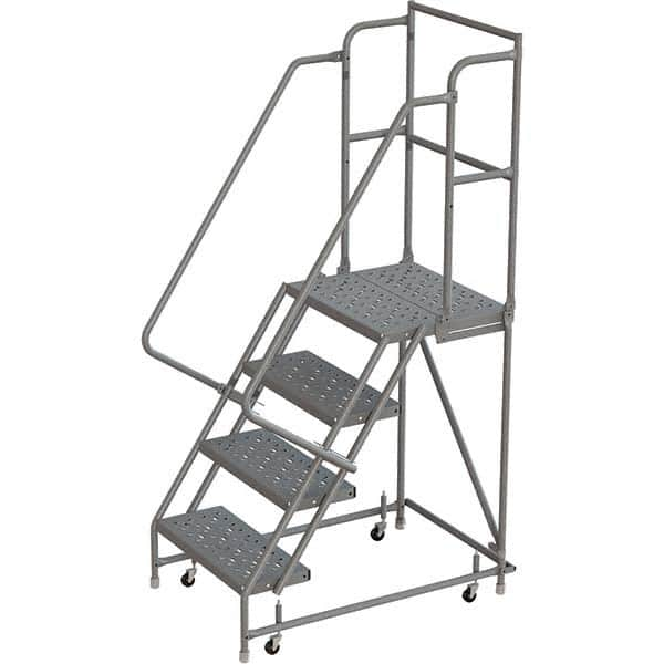 TRI-ARC - Rolling & Wall Mounted Ladders & Platforms Type: Rolling Warehouse Ladder Style: Rolling Platform Ladder - A1 Tooling