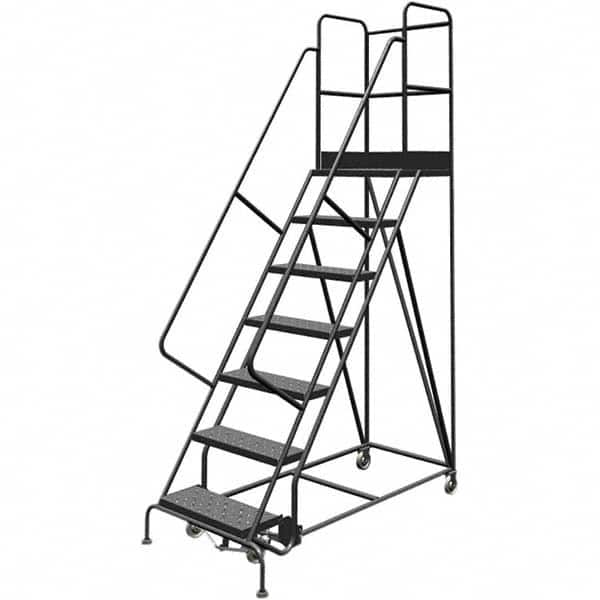 TRI-ARC - Rolling & Wall Mounted Ladders & Platforms Type: Rolling Warehouse Ladder Style: Rolling Platform Ladder - A1 Tooling