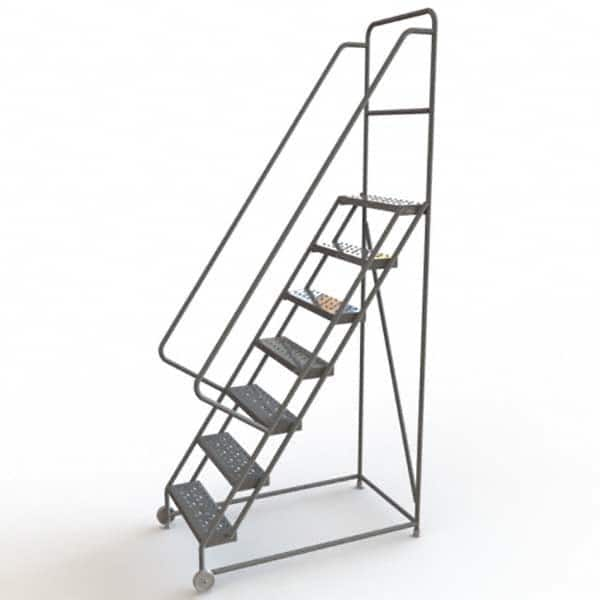 TRI-ARC - Rolling & Wall Mounted Ladders & Platforms Type: TiltNRoll Rolling Ladder Style: Tilt & Roll Safety Ladder - A1 Tooling