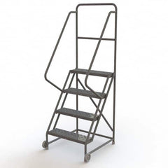 TRI-ARC - Rolling & Wall Mounted Ladders & Platforms Type: TiltNRoll Rolling Ladder Style: Tilt & Roll Safety Ladder - A1 Tooling