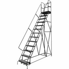 TRI-ARC - Rolling & Wall Mounted Ladders & Platforms Type: Rolling Warehouse Ladder Style: Rolling Platform Ladder - A1 Tooling