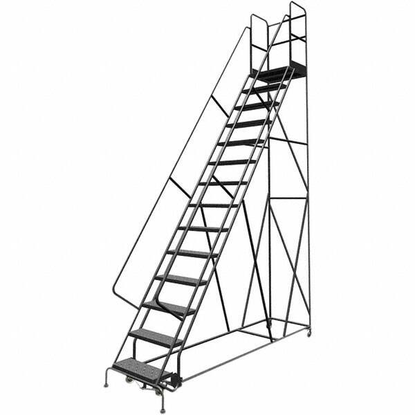 TRI-ARC - Rolling & Wall Mounted Ladders & Platforms Type: Rolling Warehouse Ladder Style: Rolling Platform Ladder - A1 Tooling