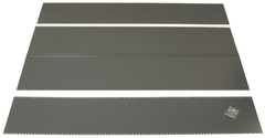 36 x 18 x 85'' - Steel Panel Kit for UltraCap Shelving Starter Unit (Gray) - A1 Tooling
